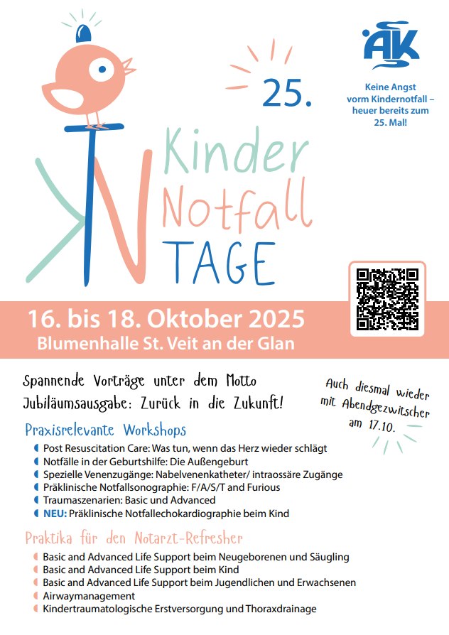 Artikelbild für 25. Kindernotfalltage